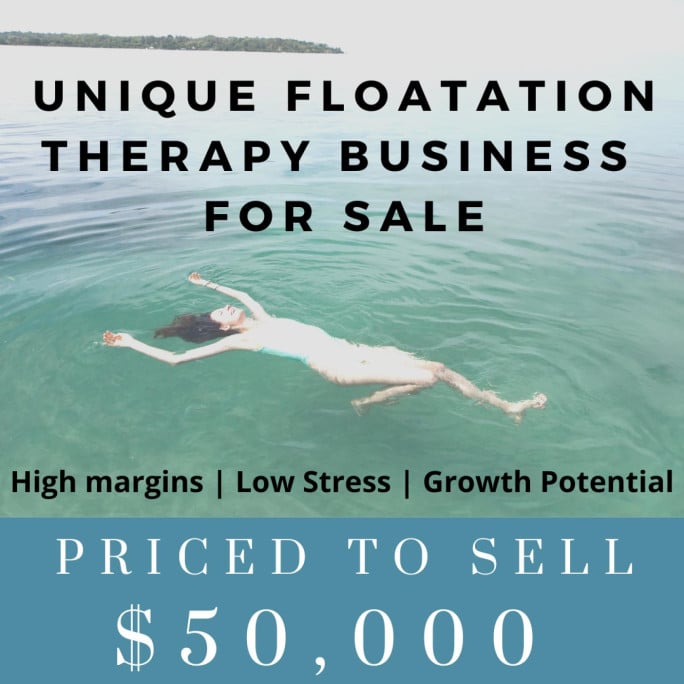 Unique Floatation Therapy Business for Sale Perth 