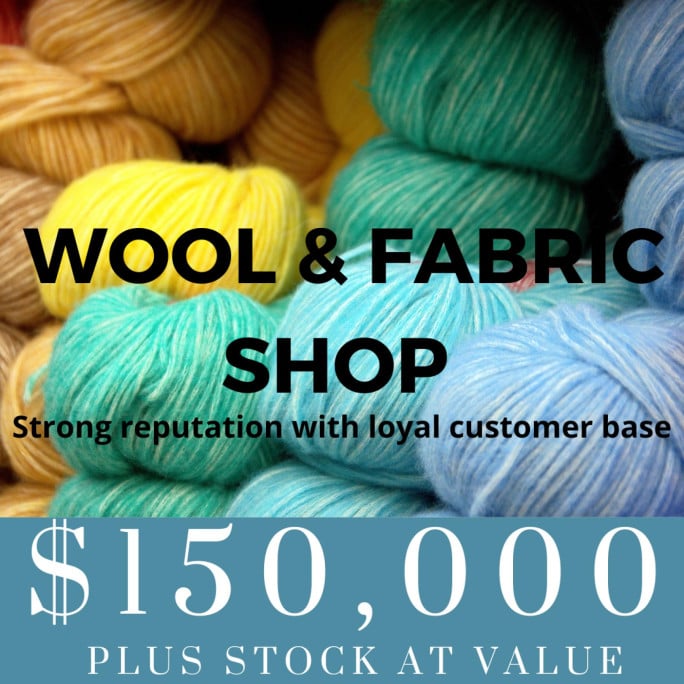 Established Wool & Fabric Shop Business for Sale Perth